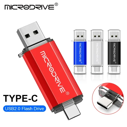 Memoria USB OTG 2 en 1 Tipo C USB 2.0