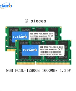 Memoria de RAM portátil Tecmiyo 16 GB (2 x 8 GB)