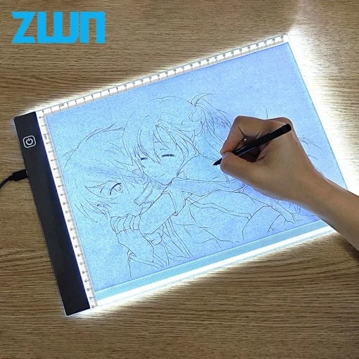 Mesa de luz Led para dibujar y copiar A3A4A5