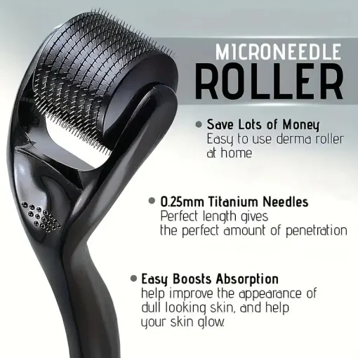 Microneedling Roller de Titanio