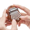 Mini kalimba 8 teclas Piano de pulgar