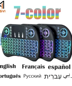 Mini teclado inalámbrico ratón volador 2.4G con panel táctil