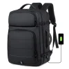 Mochilas expansibles 40L puerto carga USB bolso portatil 17