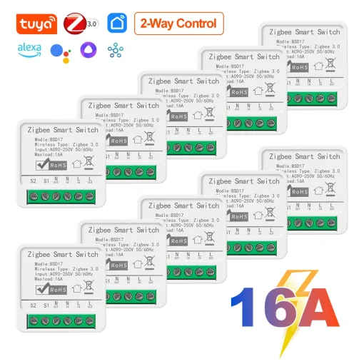 Módulo de interruptor de luz inteligente ZigBee3.0 Tuya