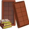 Moldes silicona chocolate snack bar