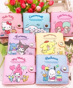 Monedero casual con botones Sanrio Hello Kitty Cinnamoroll