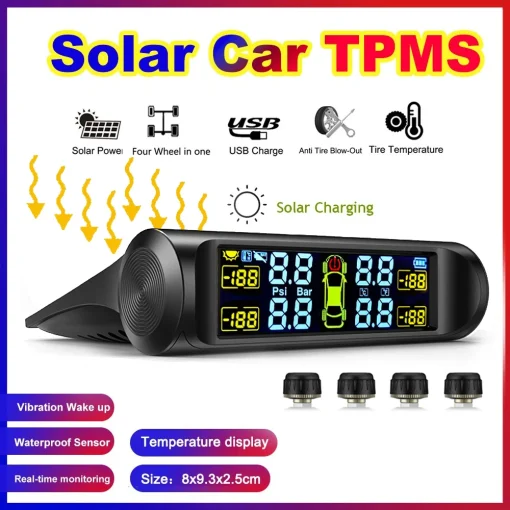 Monitor Inteligente de Llantas Solar TPMS