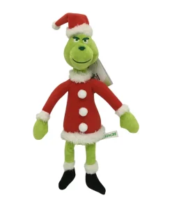 Muñeco de peluche del Grinch navideño, verde