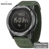 NORTH EDGE ALPS Reloj hombre fibra carbono digital