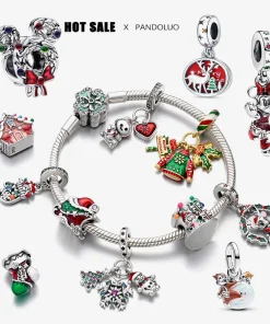 Nueva Joyería en Plata 925 Trío de Disney Navideño