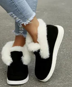 Nuevas botas de invierno de mujer tobillo suave