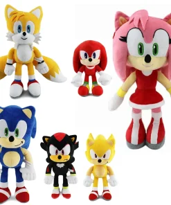 Nuevo Peluche de Sonic de 30cm, juguete suave