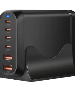 Nuevo cargador de escritorio 200W GaN de 6 puertos USB tipo C