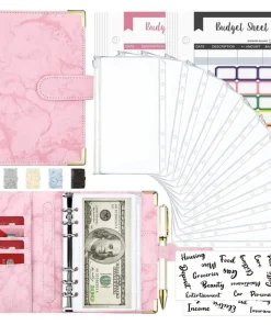 Organizador A6 ahorro de dinero PU Cuaderno