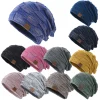 Otoño e invierno felpa de color mixto gorro de punto versátil con cálido y de moda gorro jersey, Europa y América invierno h