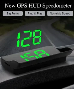 Pantalla Head-Up HD para coche, velocímetro GPS