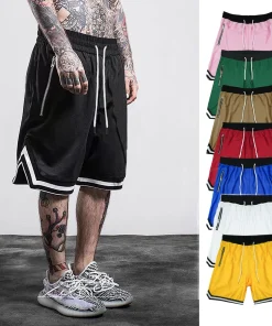 Pantalón corto de baloncesto para hombre para deporte y gimnasio