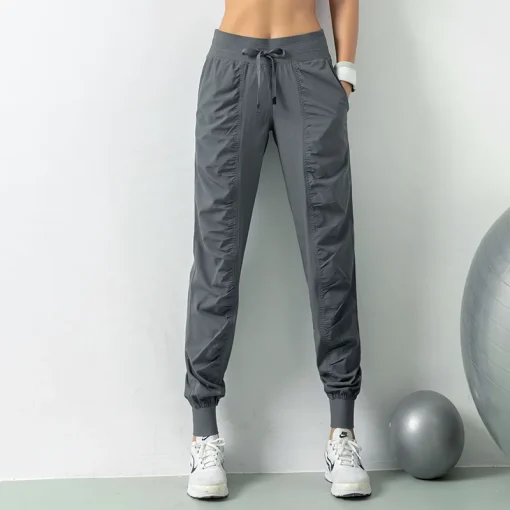 Pantalón de deporte adelgazante antiarrugas