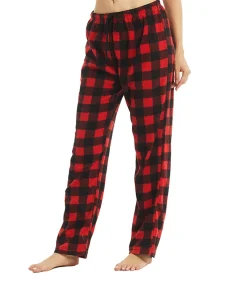 Pantalón de pijama afelpado para mujer