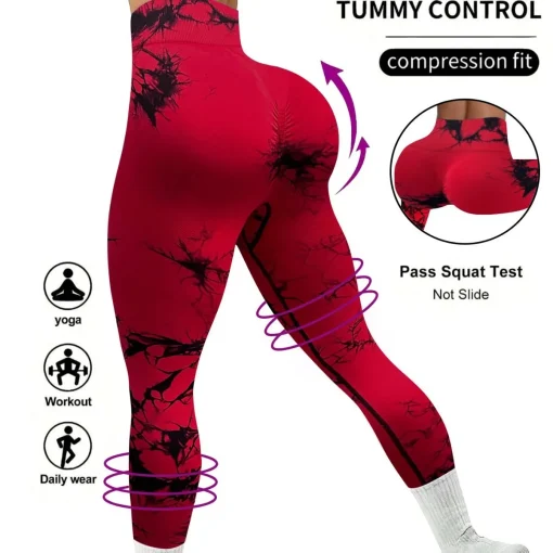 Pantalón deportivo sexy de yoga y gimnasio para mujer, talle alto, push up, leggings