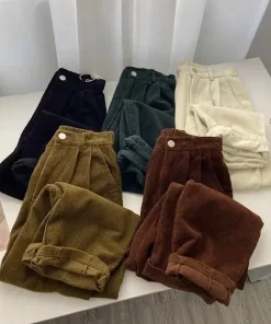 Pantalones Retro Cintura Alta