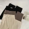 Pantalones Traje Mujer Cintura Alta Otoño