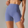 Pantalones cortos deportivos para mujer, mallas para yoga, anticaídas