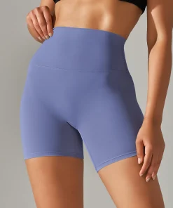 Pantalones cortos deportivos para mujer, mallas para yoga, anticaídas