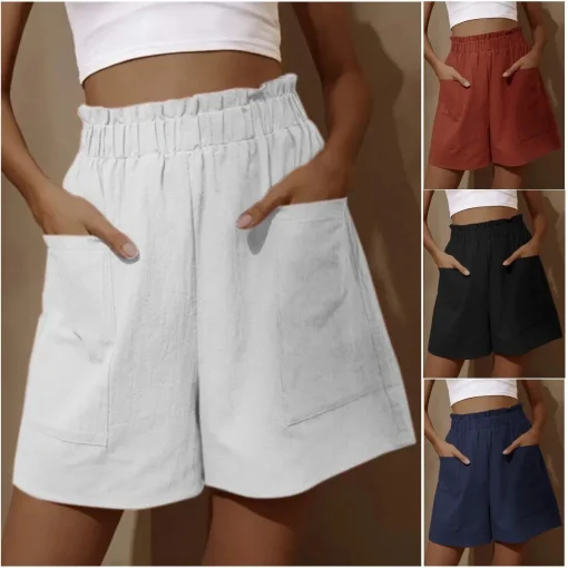 Pantalones cortos holgados de verano de gran tamaño