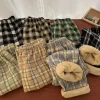 Pantalones de peluche cálidos de moda