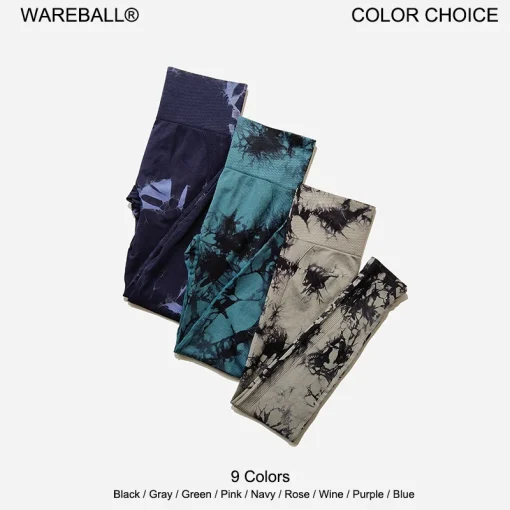 Pantalones de yoga nuevos Tie Dye WAREBALL