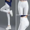 Pantalones pitillo elásticos casuales de verano para mujer