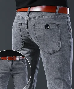 Pantalones vaqueros de nuevo estilo, pitillo hombre