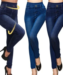 Pantalones vaqueros elásticos para mujer, múltiples tallas