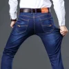 Pantalones vaqueros largos elásticos otoño invierno hombre