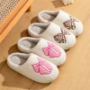 Pantuflas de invierno para mujer, elegancia interior