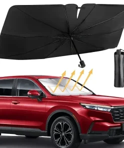 Parasol para coche mejorado con diseño en V