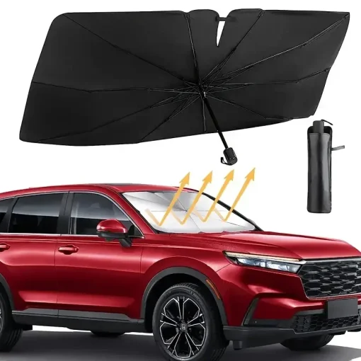 Parasol para coche mejorado con diseño en V