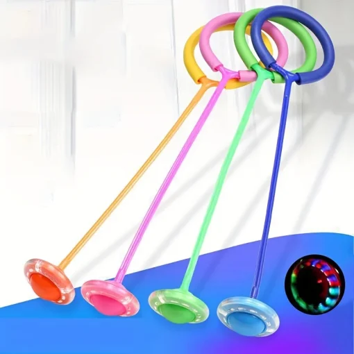 Pelota de rebote LED plegable infantil