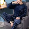 Pijama acolchada cálido para hombre