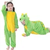 Pijamas Kigurumi de dinosaurio para niños, invierno