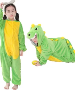 Pijamas de dinosaurio Kigurumi para niños