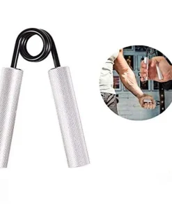 Pinza de mano de aluminio para gimnasio, ejercicios de dedos, fortalecedora de brazos, recuperadora de músculos, rehabilitadora