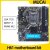 Placa base MUCAI H61 LGA 1155