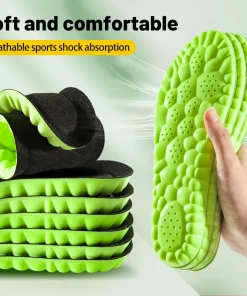 Plantillas deportivas 4D, almohadillas suaves para zapatos