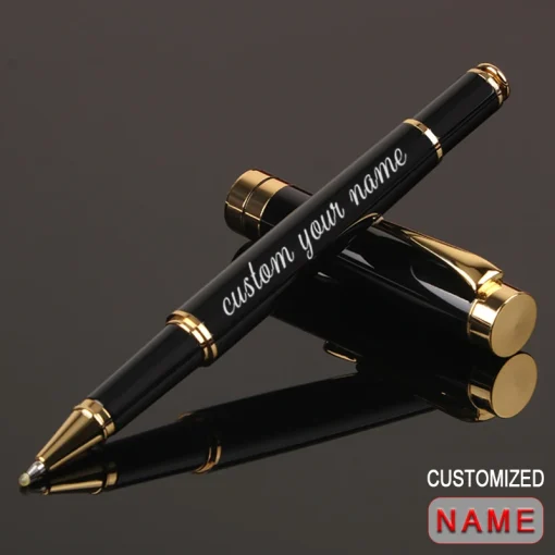 Pluma personalizada de lujo para escribir con bolígrafo