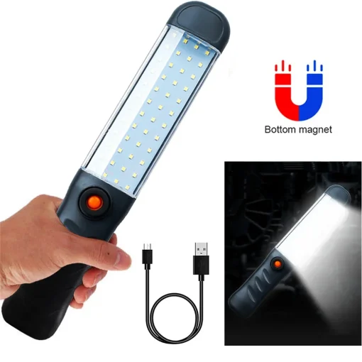 Potente linterna LED recargable USB