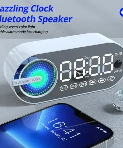 Radio despertador inalámbrico Bluetooth