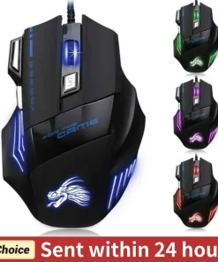 Ratón Gaming USB alámbrico de 7 botones