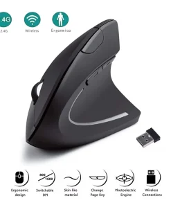 Ratón inalámbrico ergonómico Vertical Mouse 2.4GHz